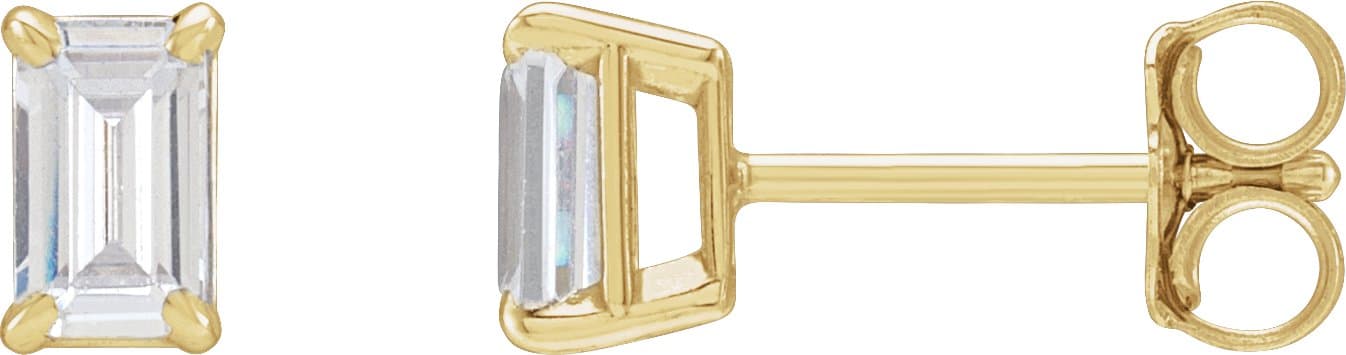 14K Rose 1 1/2 CTW  Lab-Grown Diamond Earrings