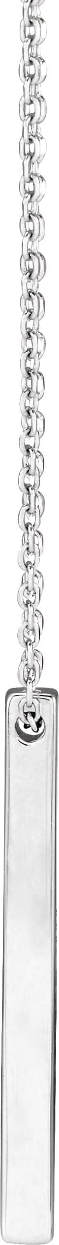 Engravable Bar Necklace or Pendant view 3