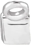 Solitaire Channel-Set Necklace, view 3