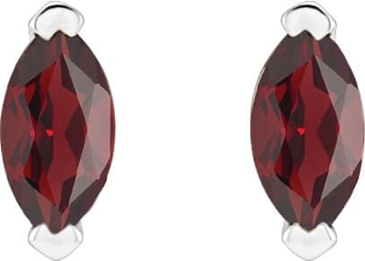 Solitaire V-Prong Stud Earrings view 2