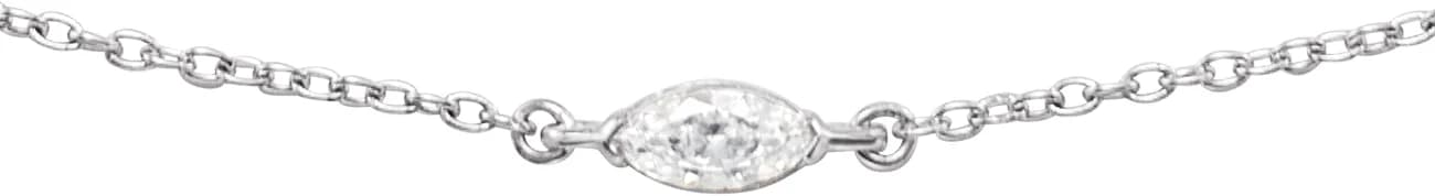 Lab-Grown Diamond Necklace, view 3