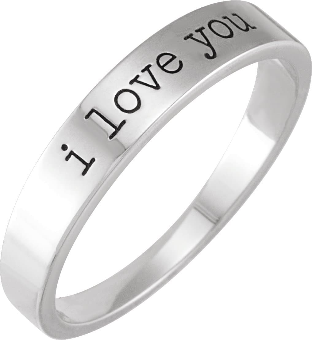 14K Rose Always Stackable Ring