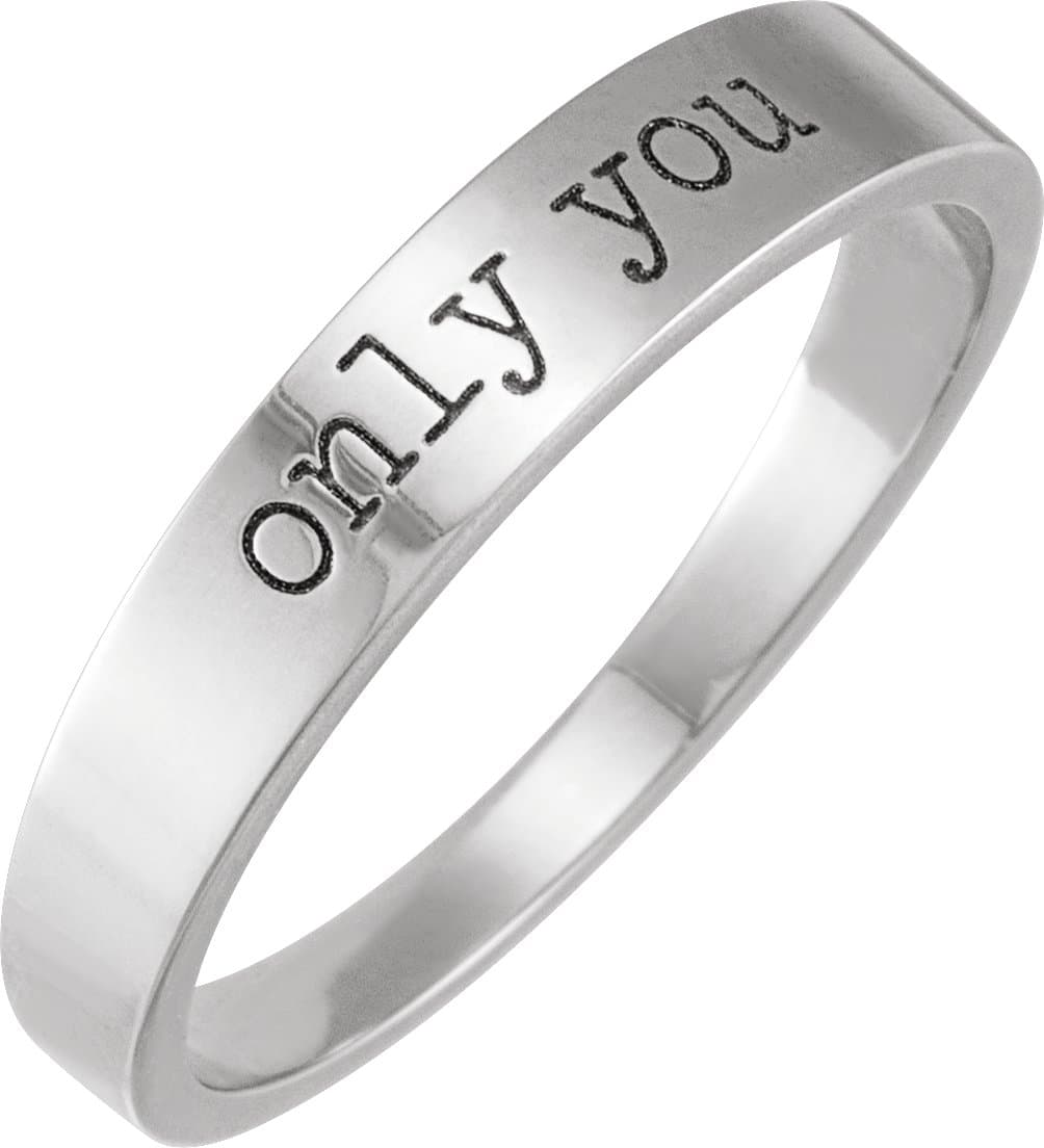 Love Notes Stackable Ring view 1