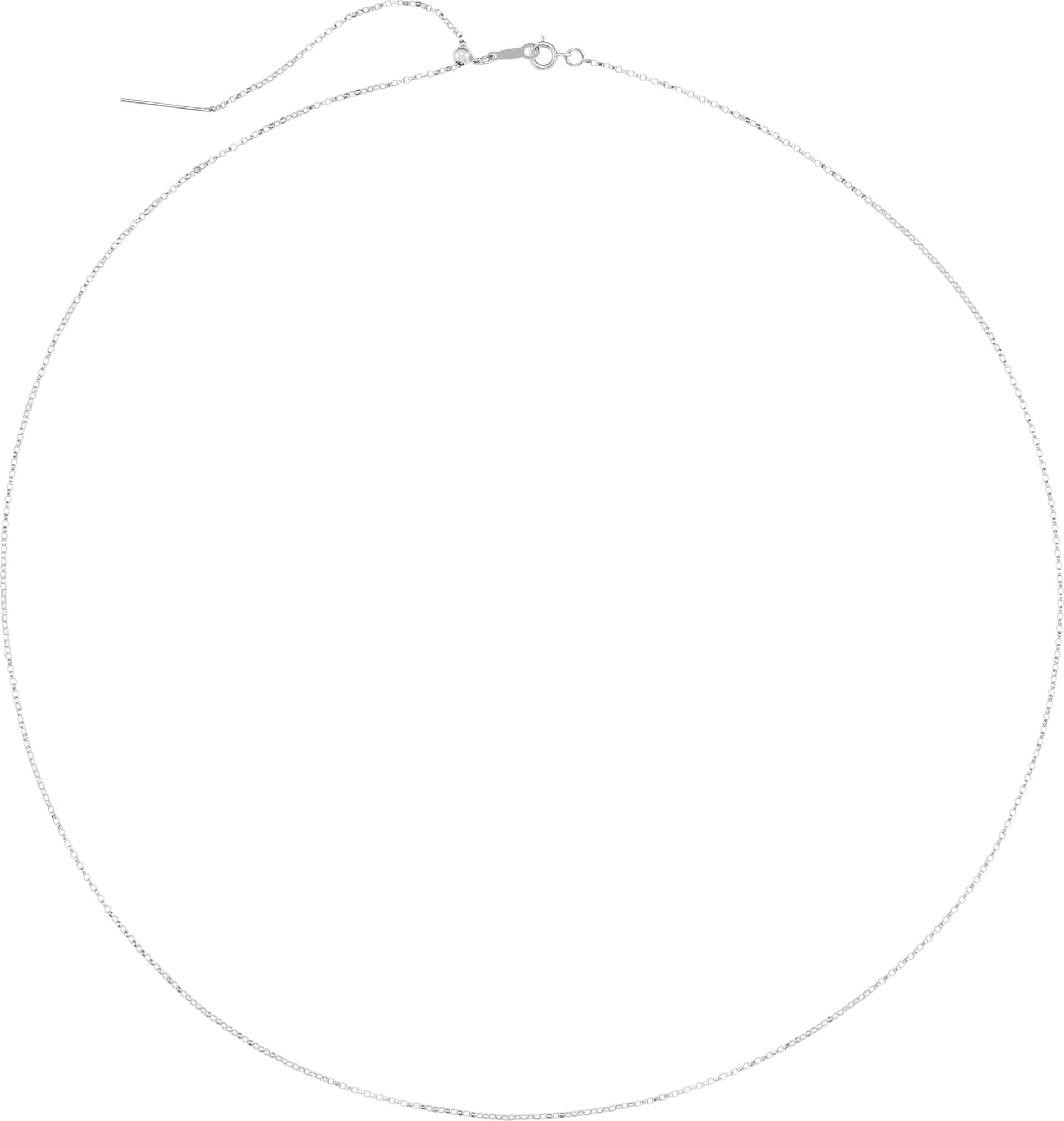 1 mm Adjustable Threader Rolo Chain view 2