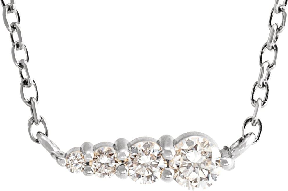 14K Yellow 1/10 CTW Natural Diamond Graduated 16 Necklace