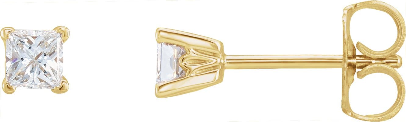 14K White 1 CTW Natural Diamond Earrings