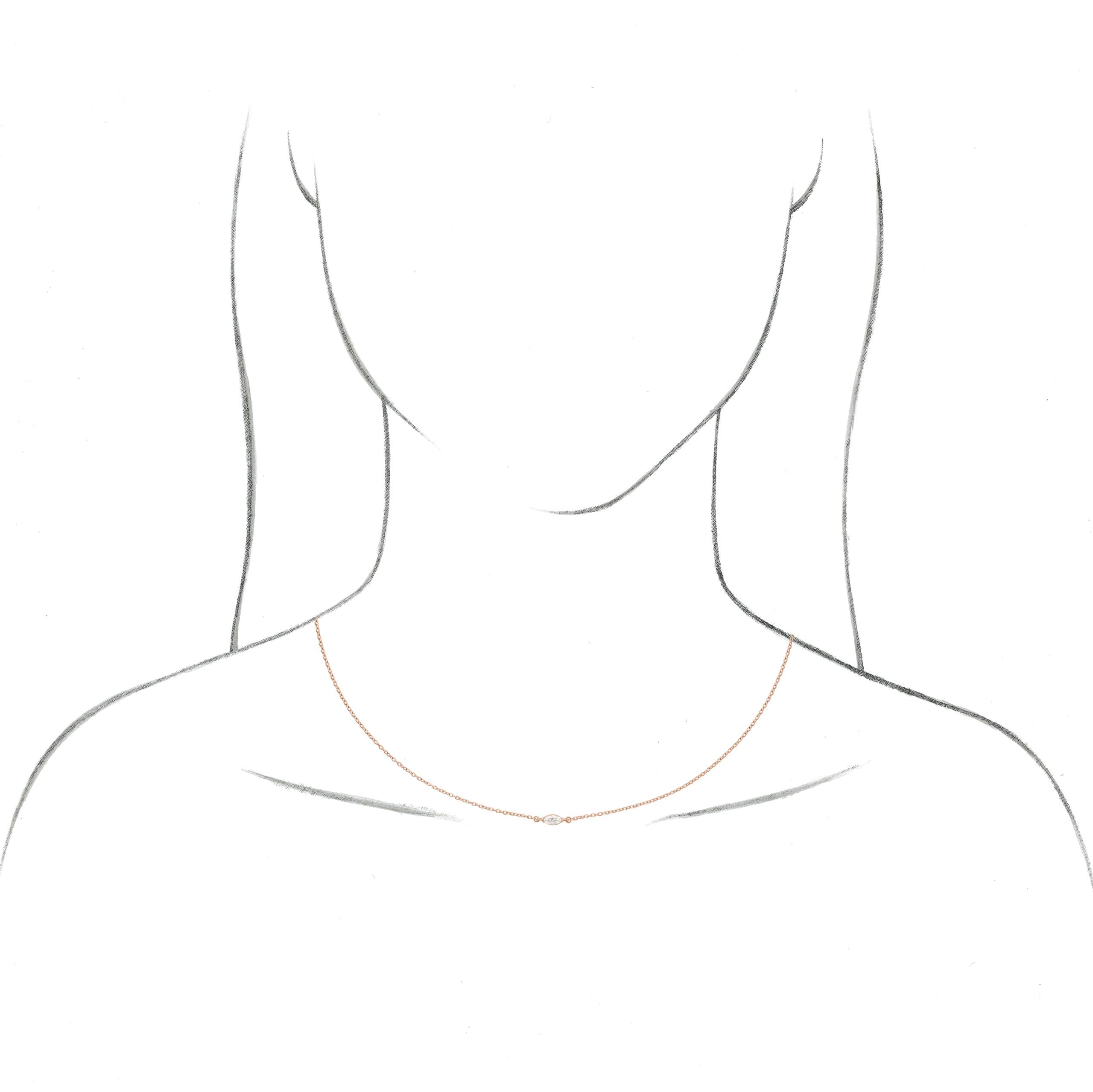 Lab-Grown Diamond Necklace view 3