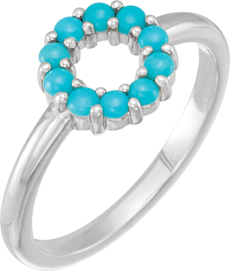 14K Rose 1/5 CTW Natural Diamond Rose-Cut Halo-Style Ring