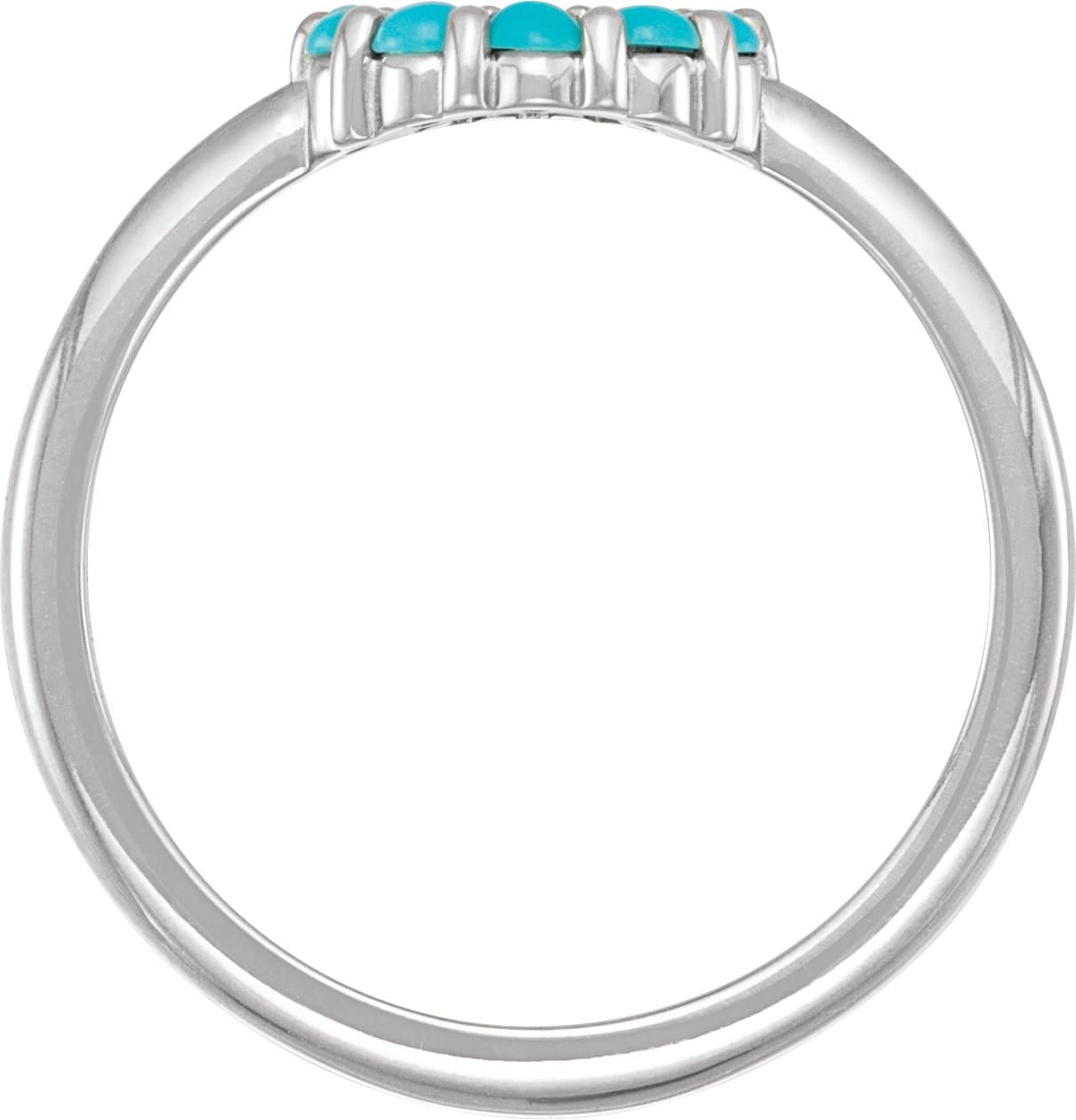 Cabochon Halo-Style Ring view 2