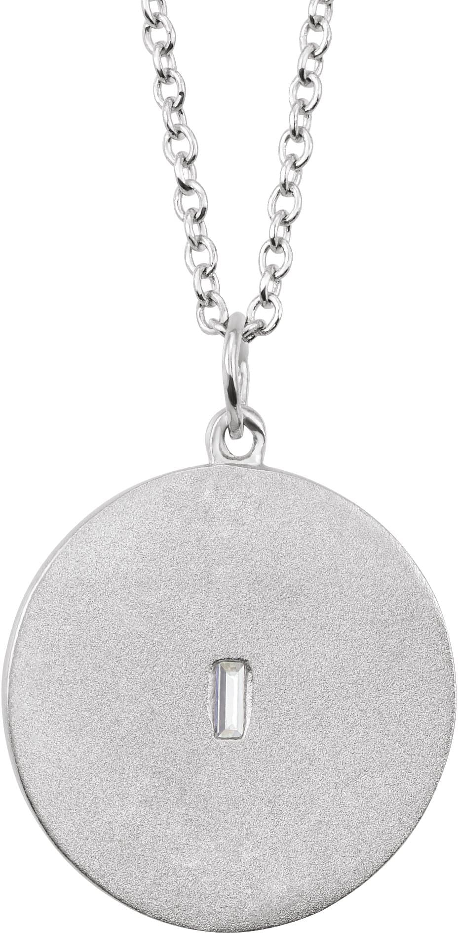 Accented Disc Necklace or Pendant view 3
