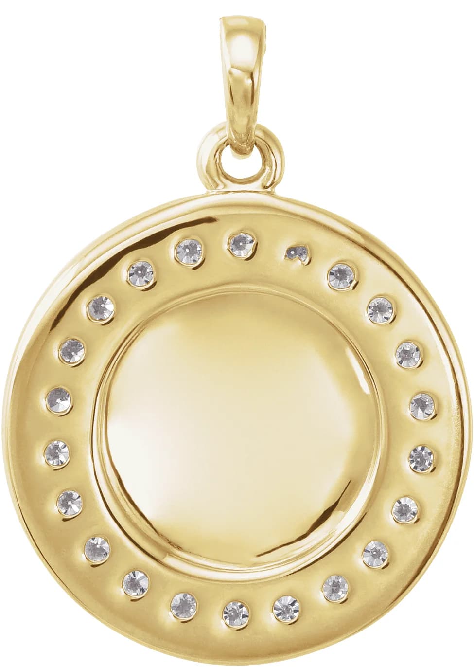 Engravable Halo-Style Necklace, view 4