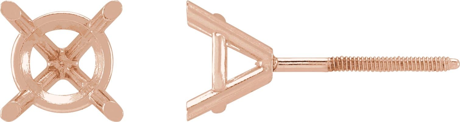 14K Rose Gold 1 1/2 CTW Natural Diamond Cocktail-Style Earrings