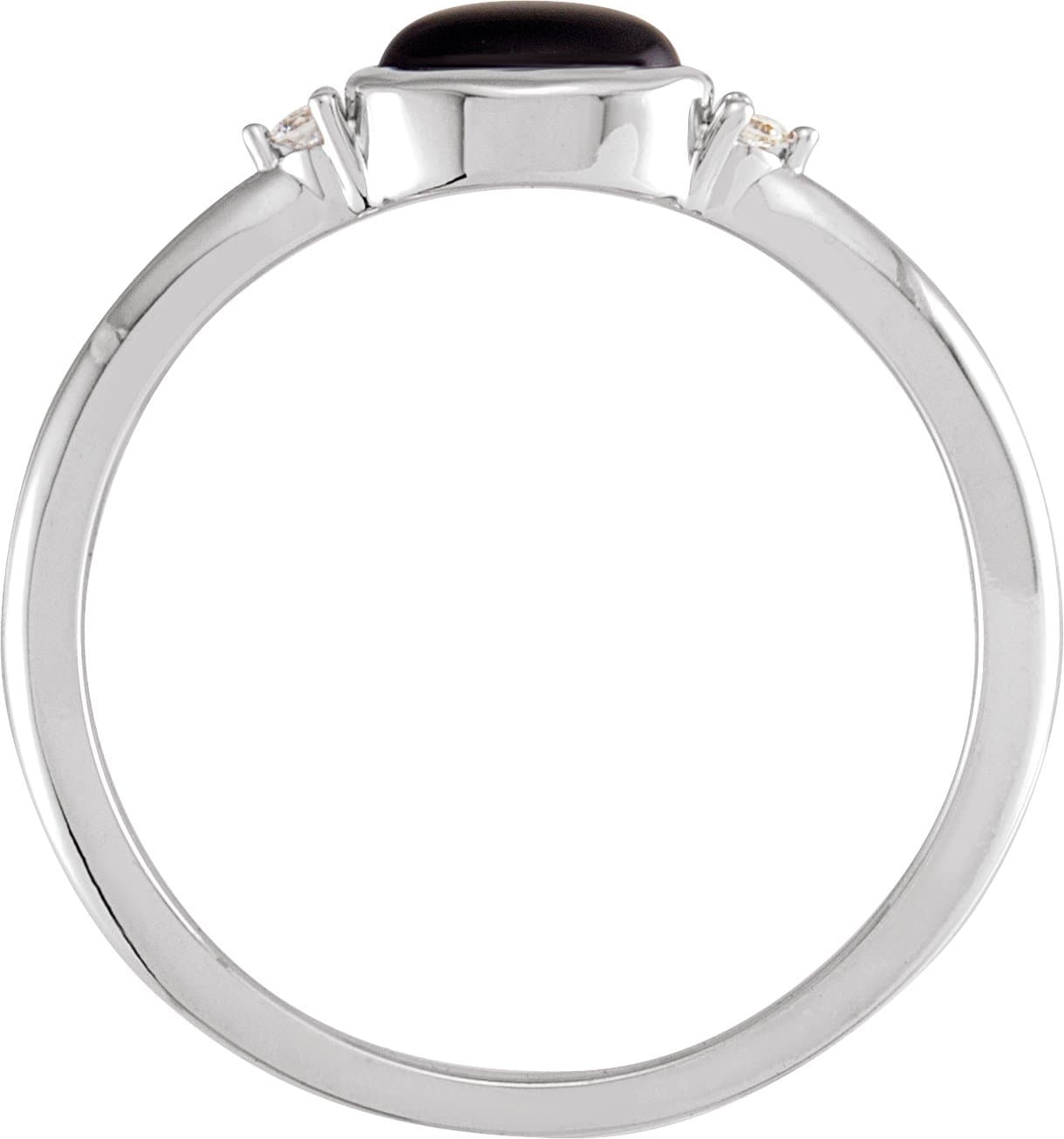 Bezel-Set Cabochon Ring view 2
