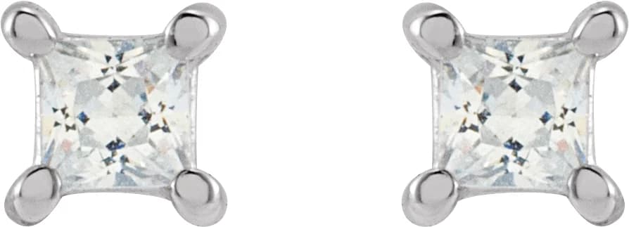 Lab-Grown Diamond Stud Earrings, view 3