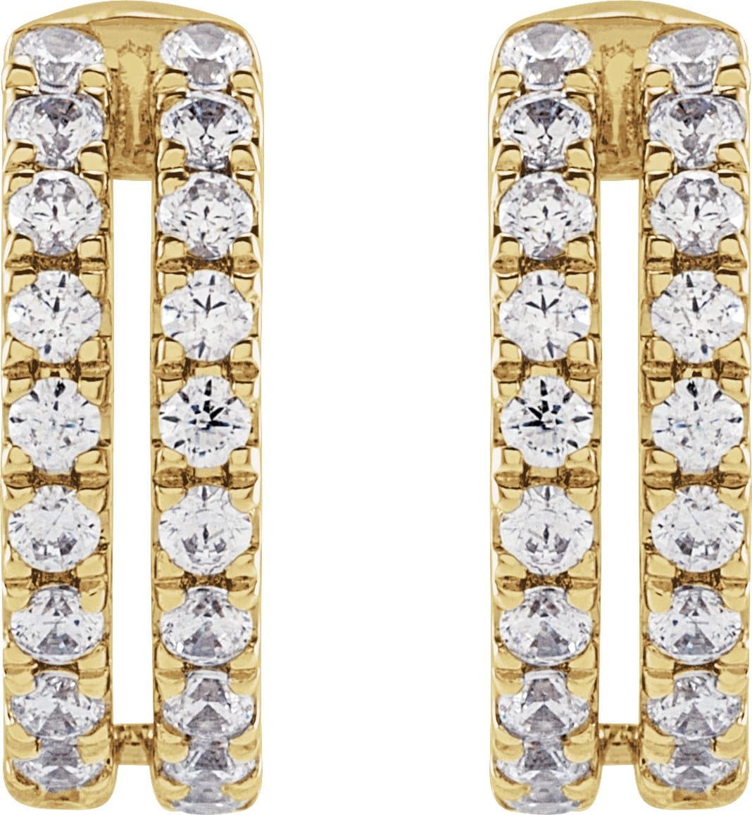 Lab-Grown Diamond Ear Cuff view 2