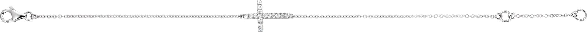 Sideways Cross Bracelet view 1