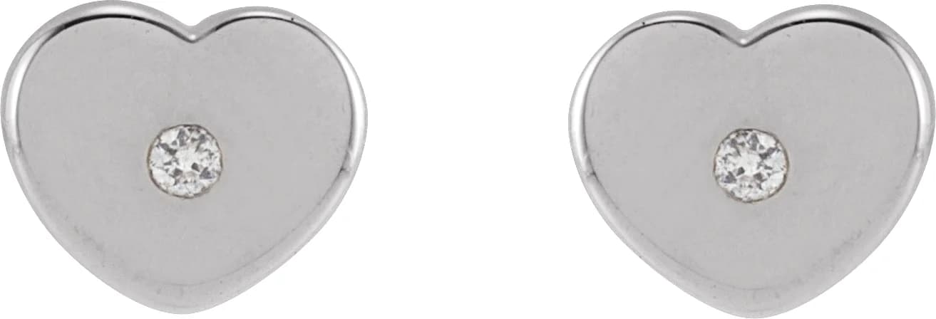 Youth Heart Earrings, view 3