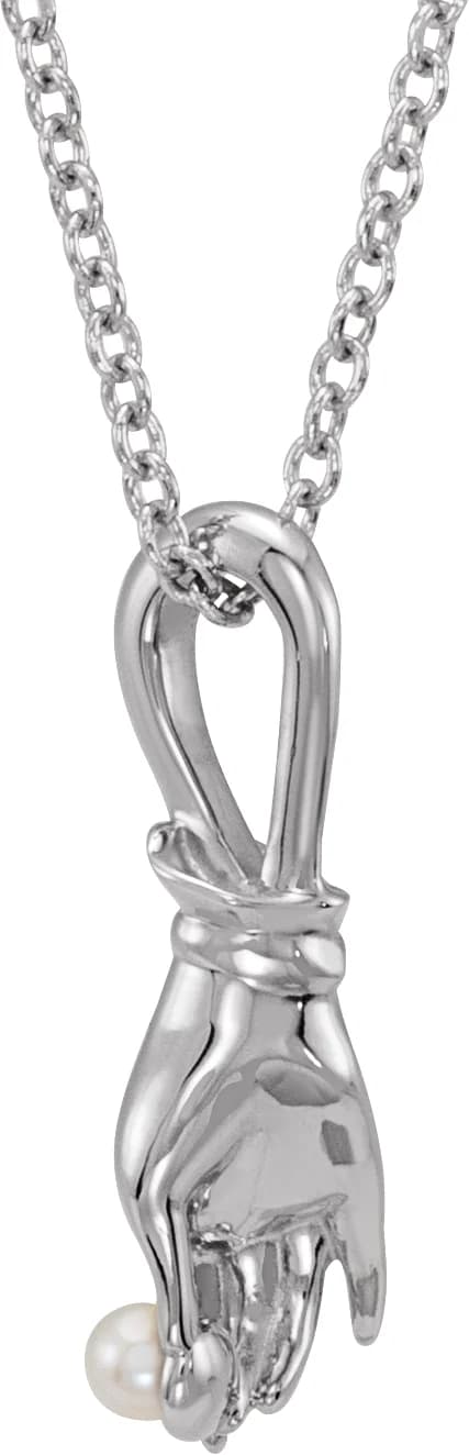 Buddha Hand Necklace, view 4