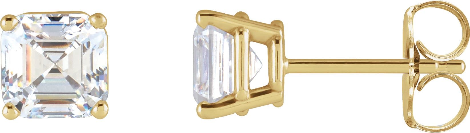 14K Rose 1/2 CTW Lab-Grown Diamond Earrings