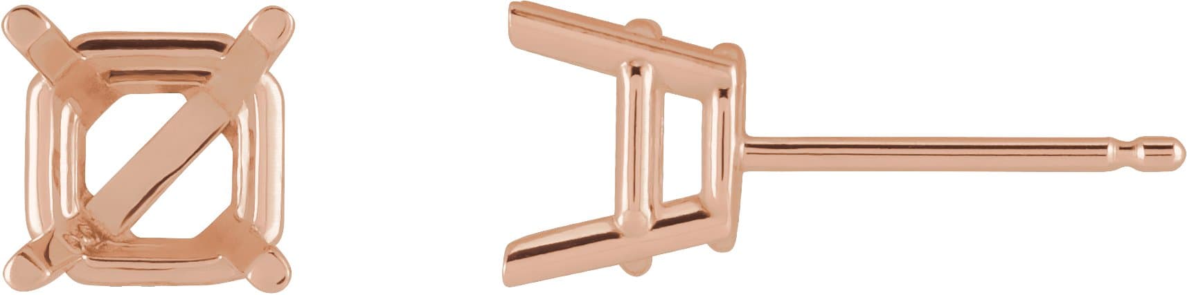 14K Rose Gold 1/2 CTW Lab-Grown Diamond Earrings