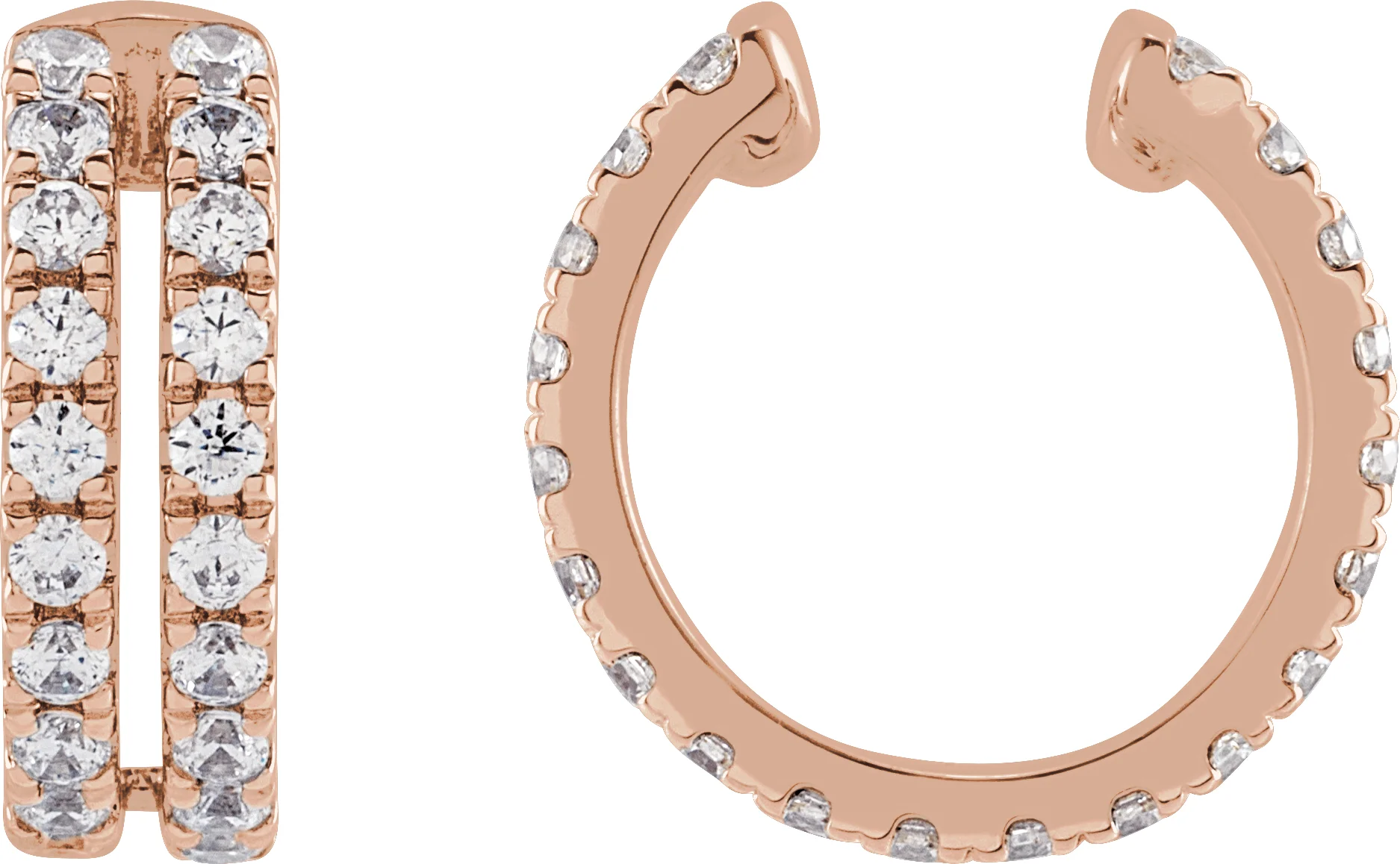 Lab-Grown Diamond Ear Cuff