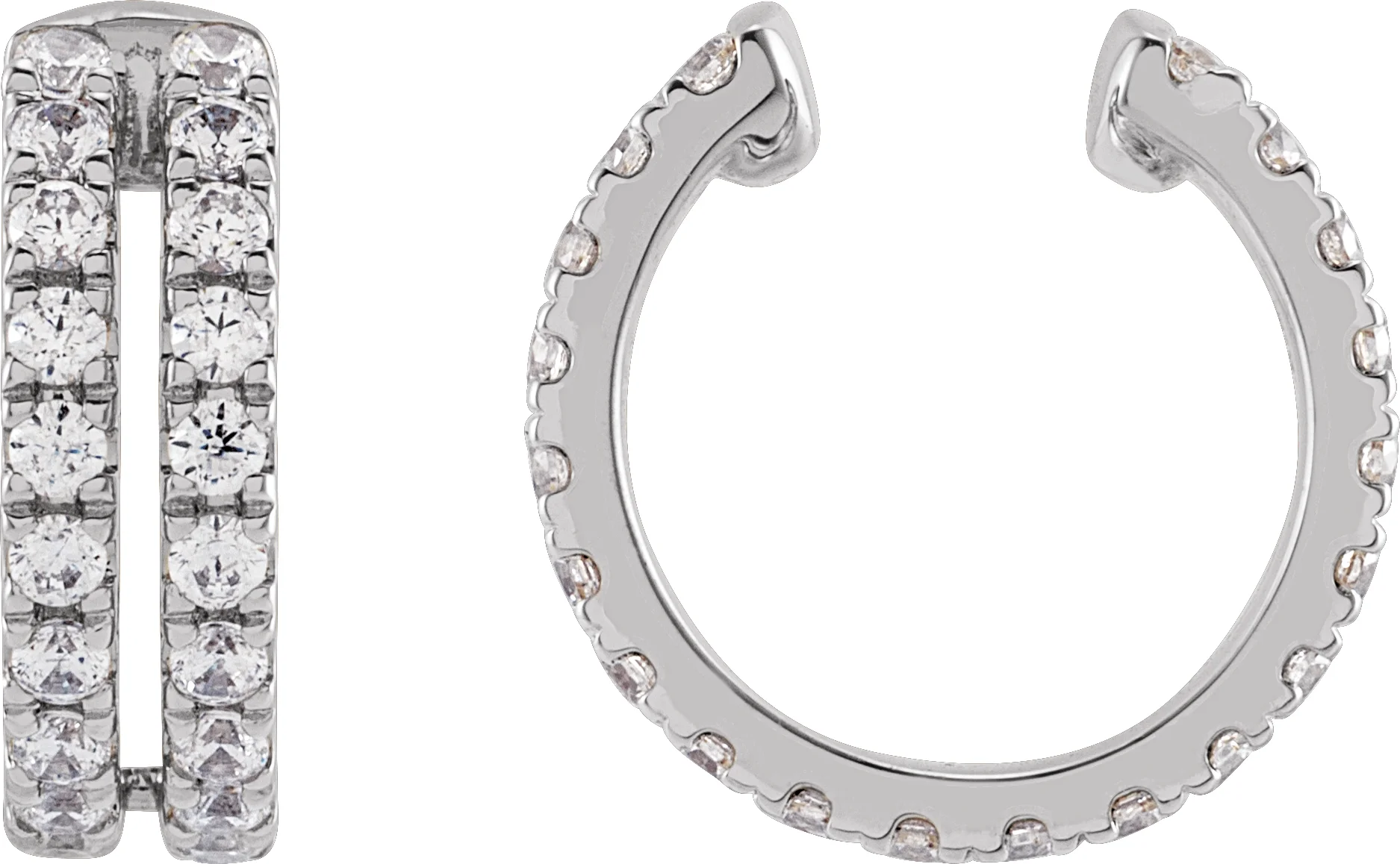 Lab-Grown Diamond Ear Cuff