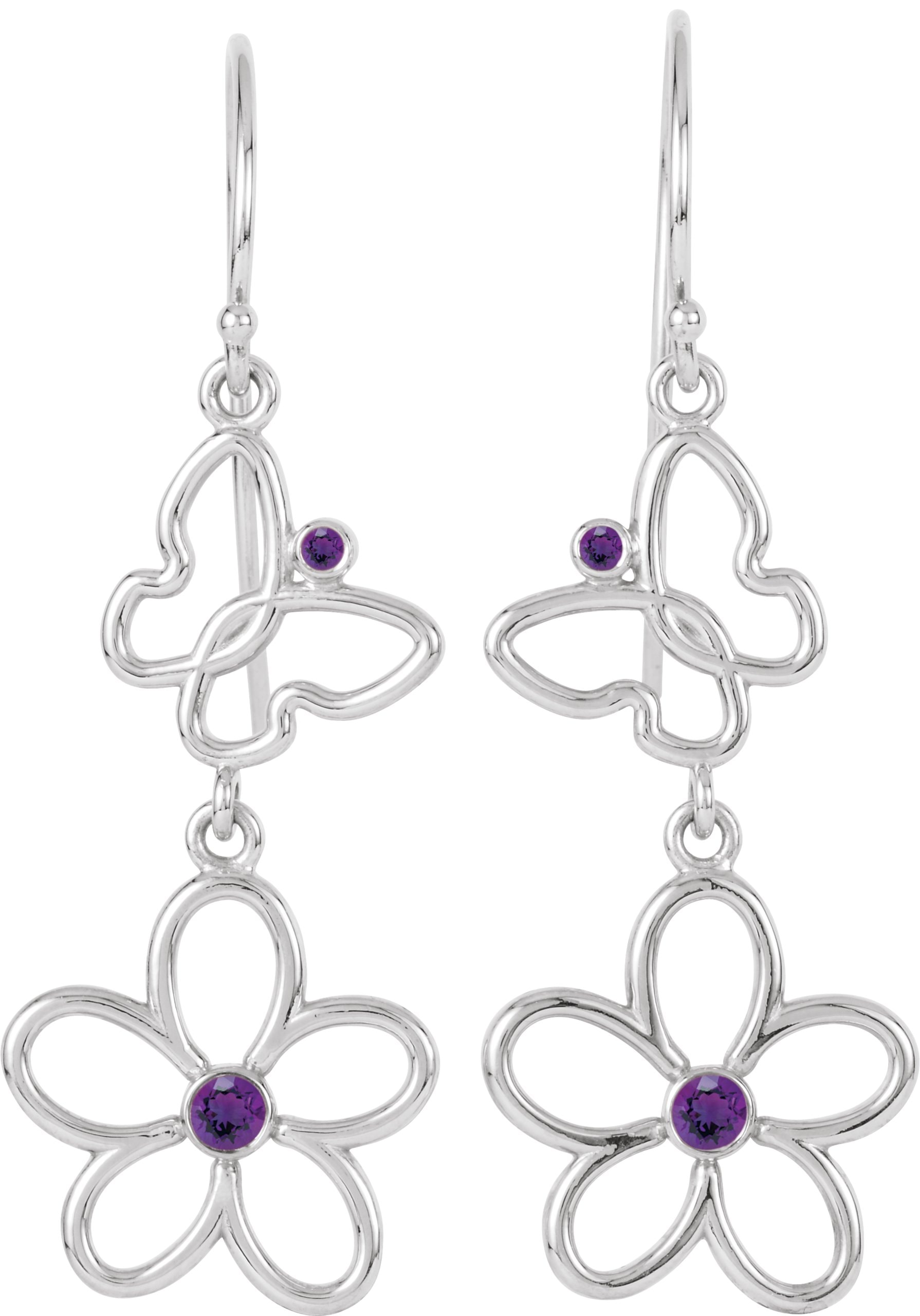 Butterfly & Floral Earrings