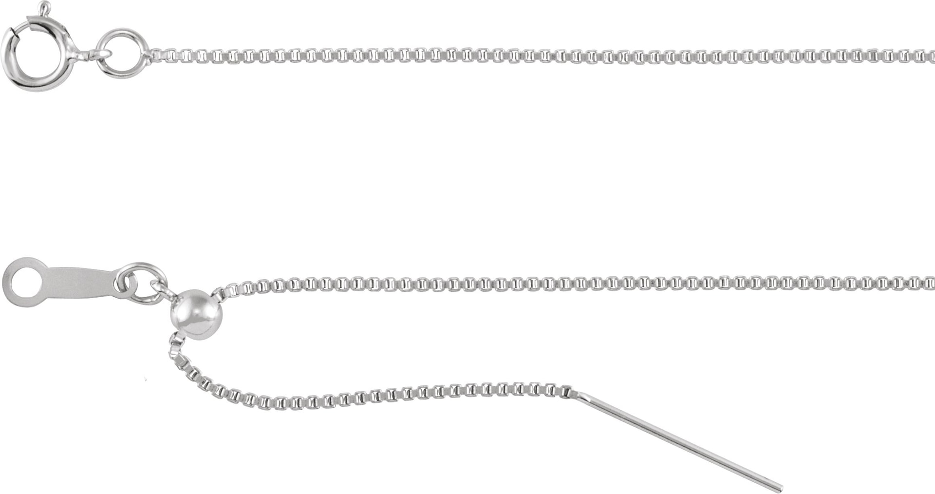 1 mm Adjustable Threader Box Chain
