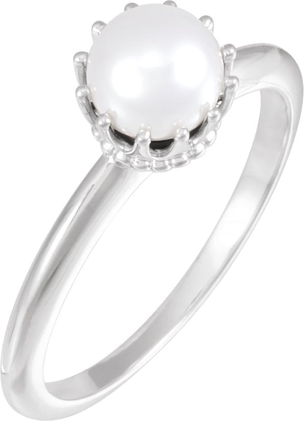 Pearl Crown Ring