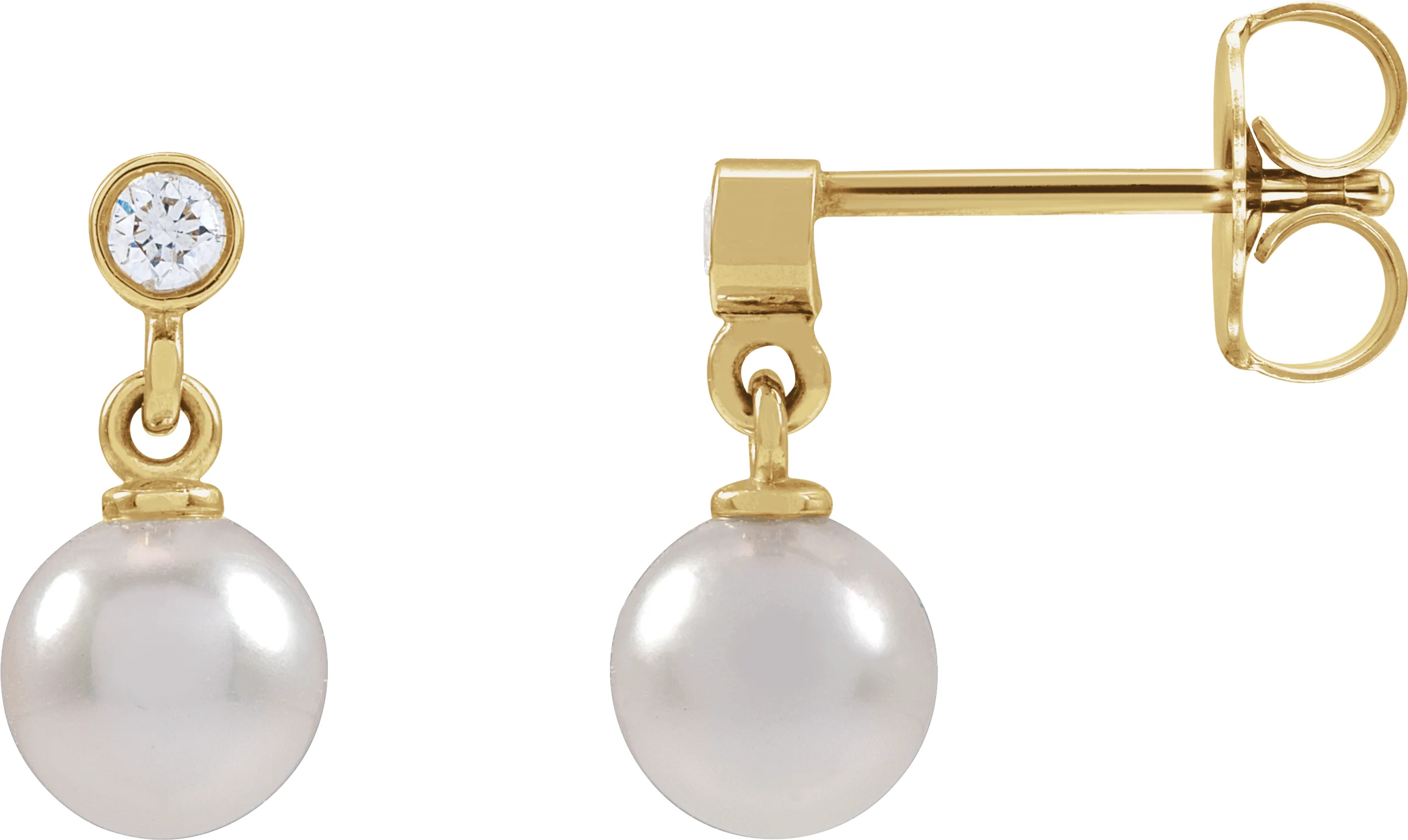 Accented Pearl Earrings