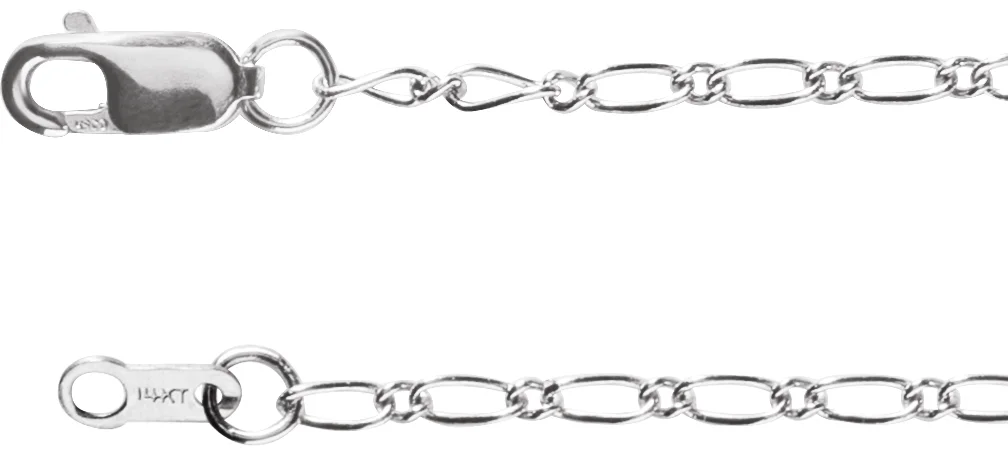 1.5 mm Figaro Chain
