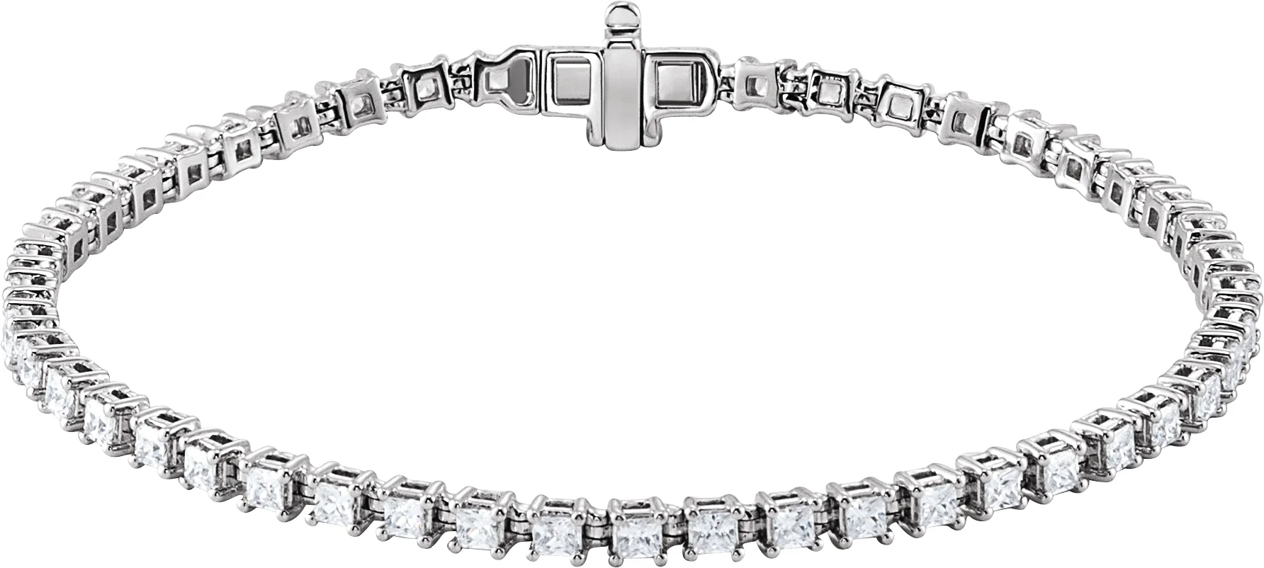 Lab-Grown Diamond Line Bracelet