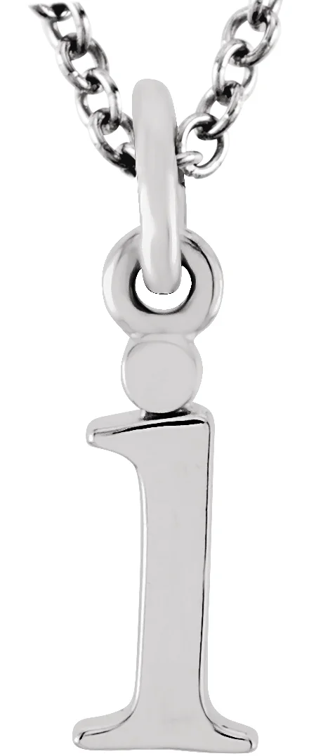 Lowercase Initial Necklace