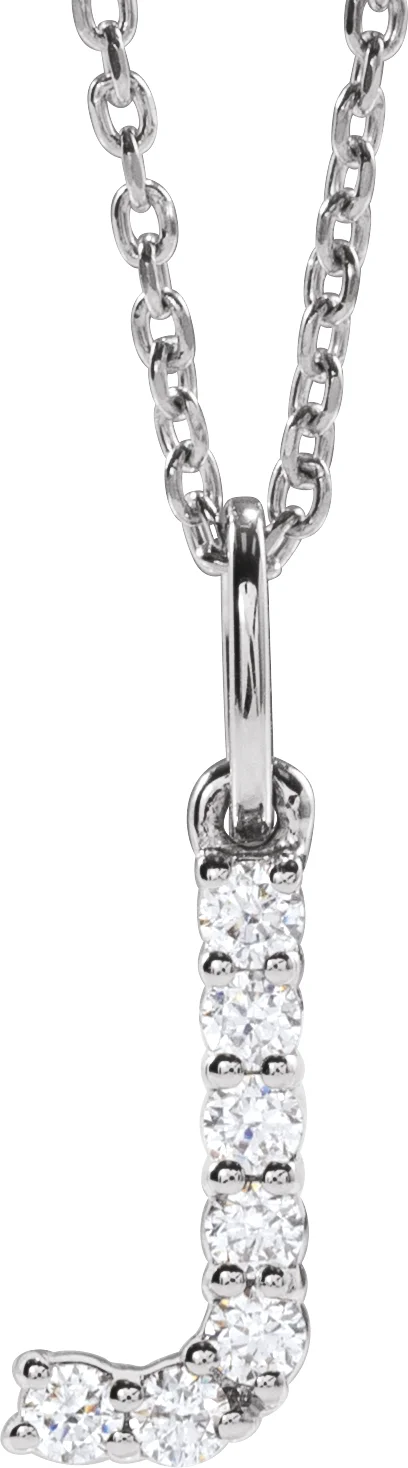 Accented Initial Necklace