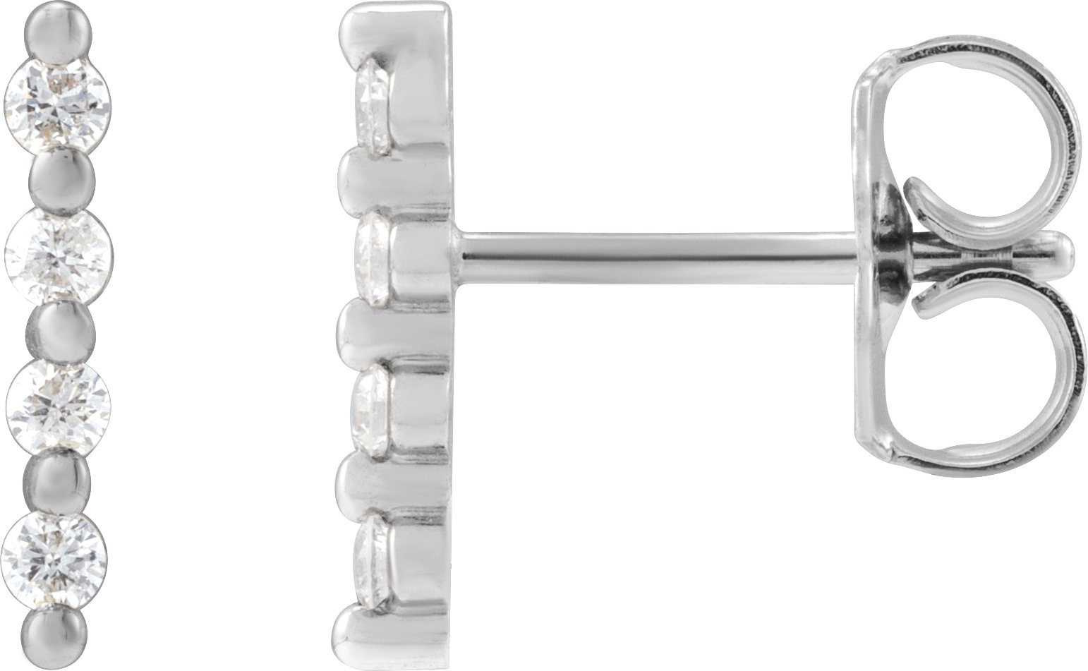 Accented Bar Earrings