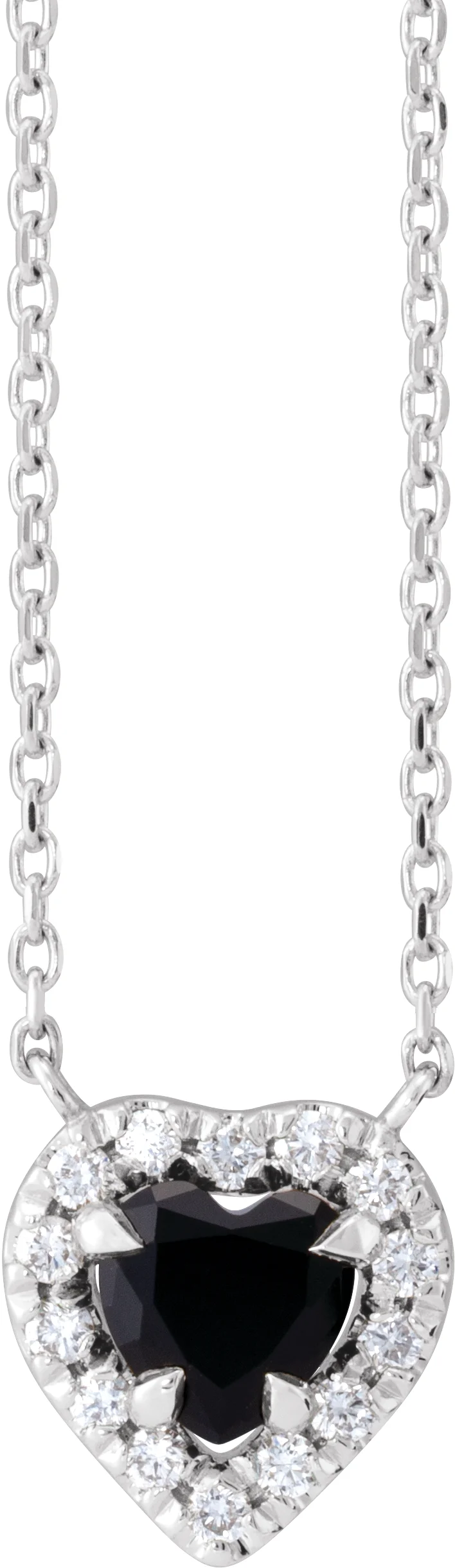 French-Set Solitaire Necklace