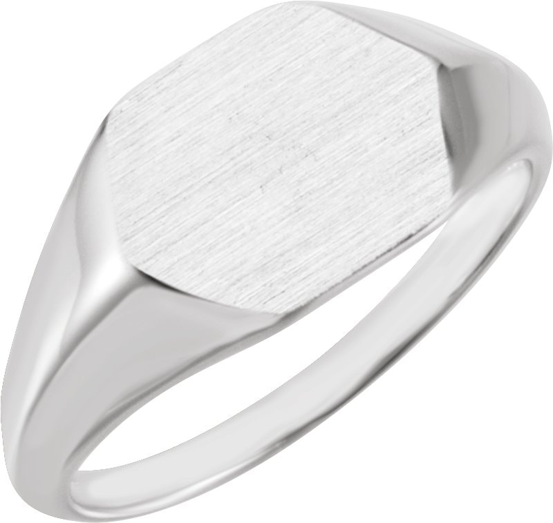 Geometric Signet Ring