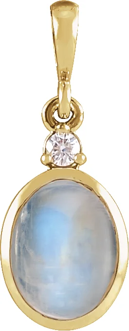 Cabochon Bezel-Set Necklace