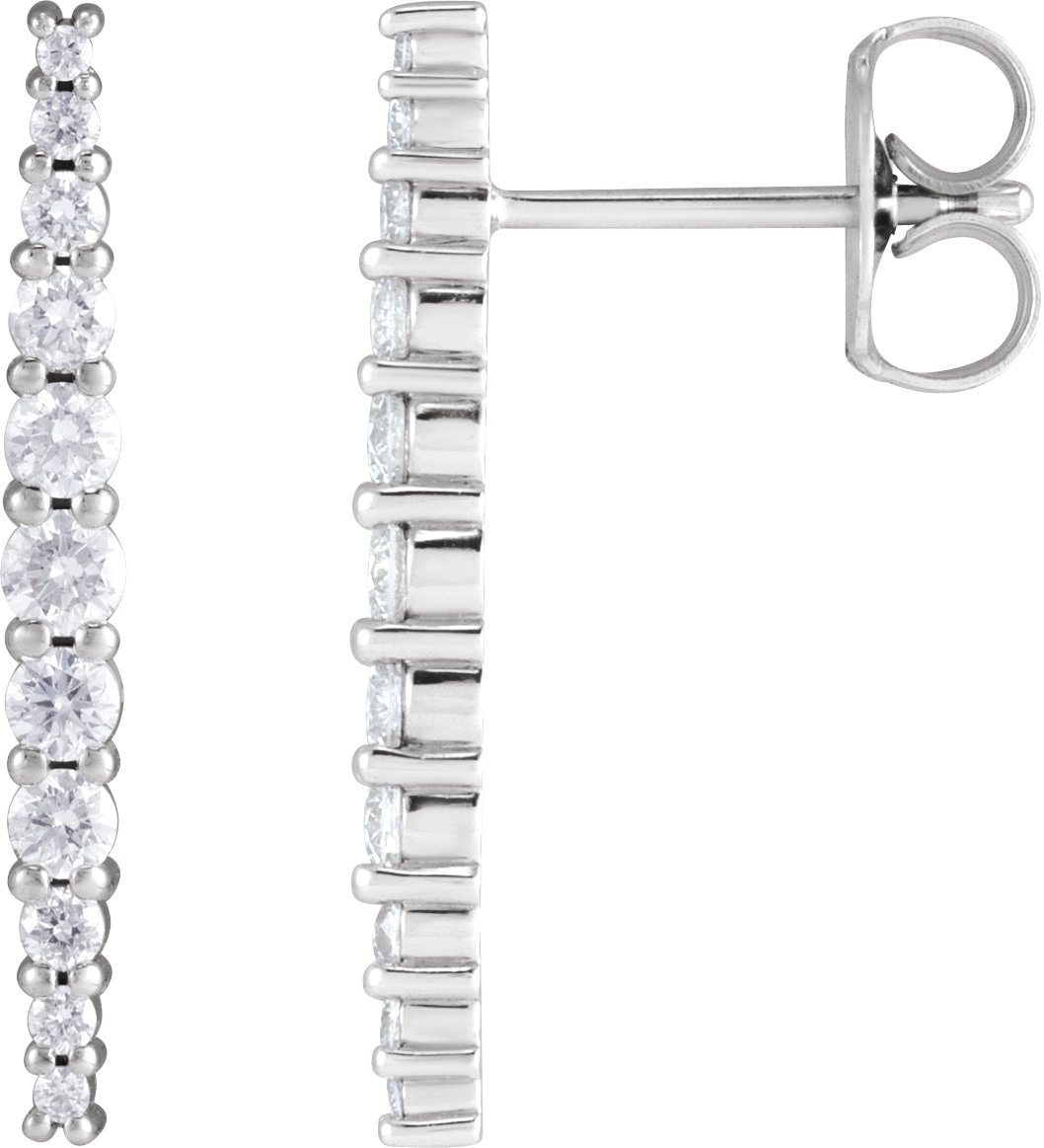 Accented Bar Earrings