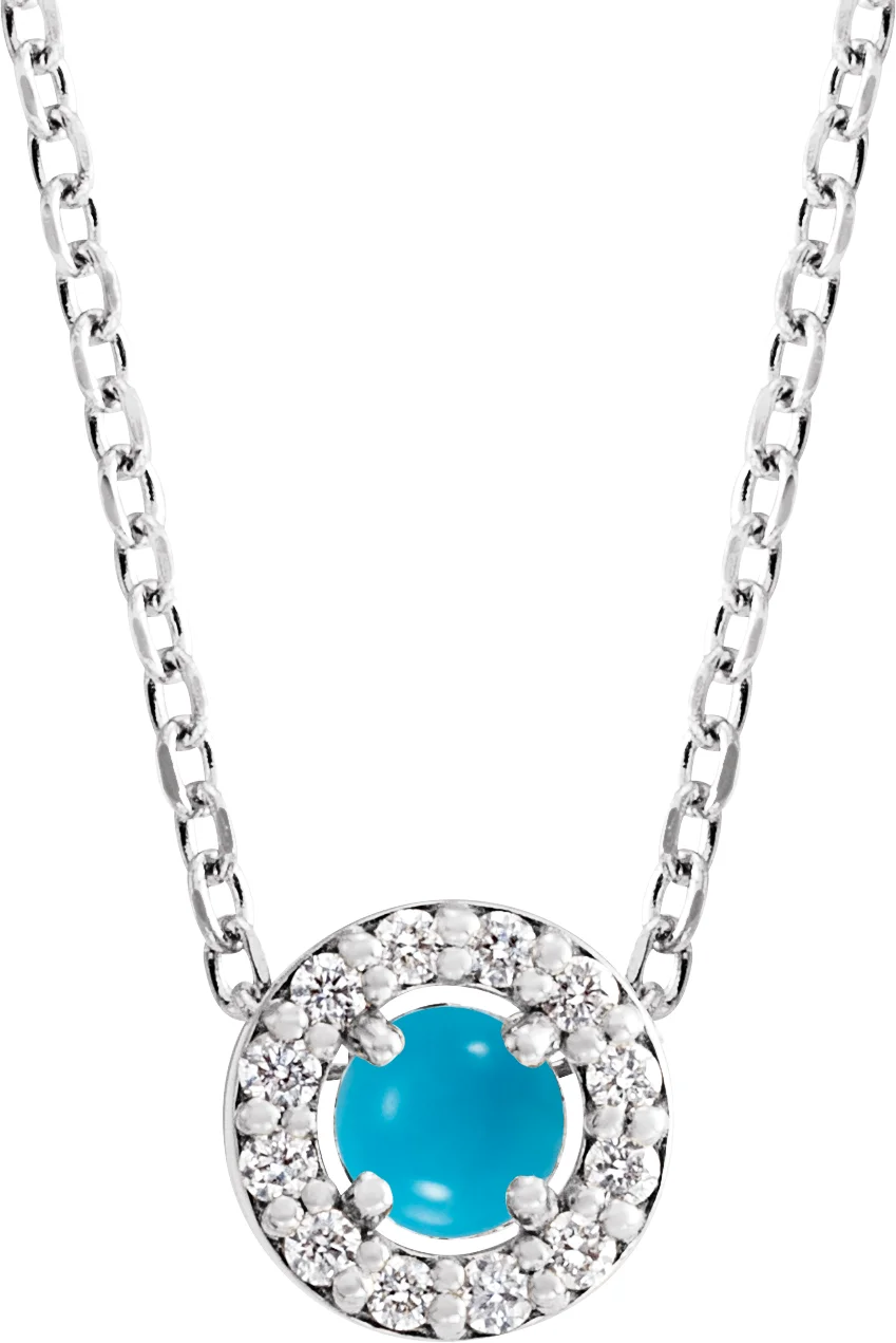 Halo-Style Rose-Cut Necklace