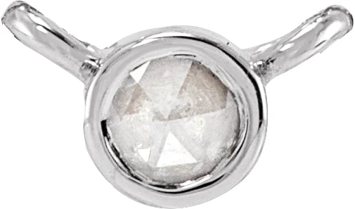 Rose-Cut Bezel-Set Necklace