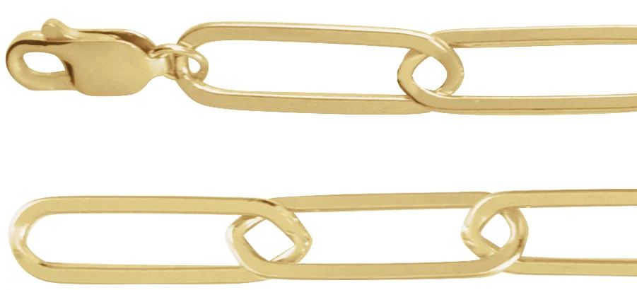 6.2 mm Paperclip-Style Chain