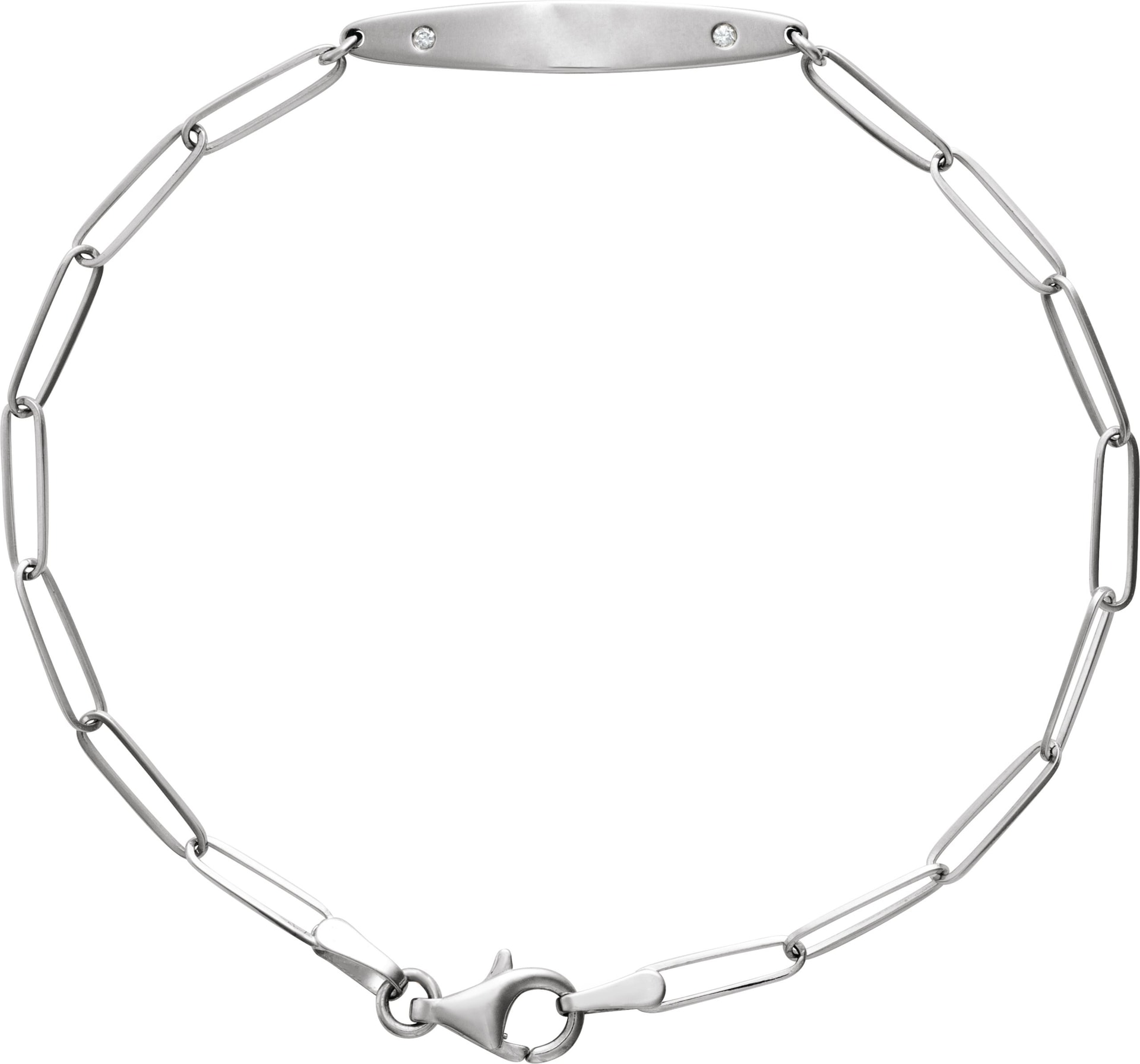 Engravable Curved Bar Bracelet