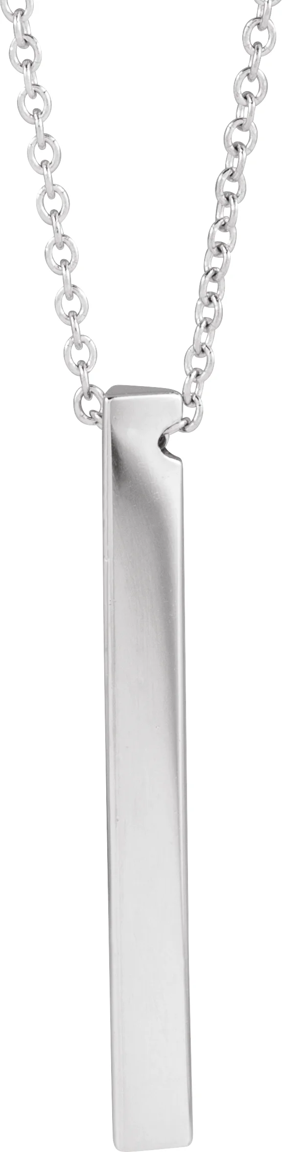 Engravable Bar Necklace