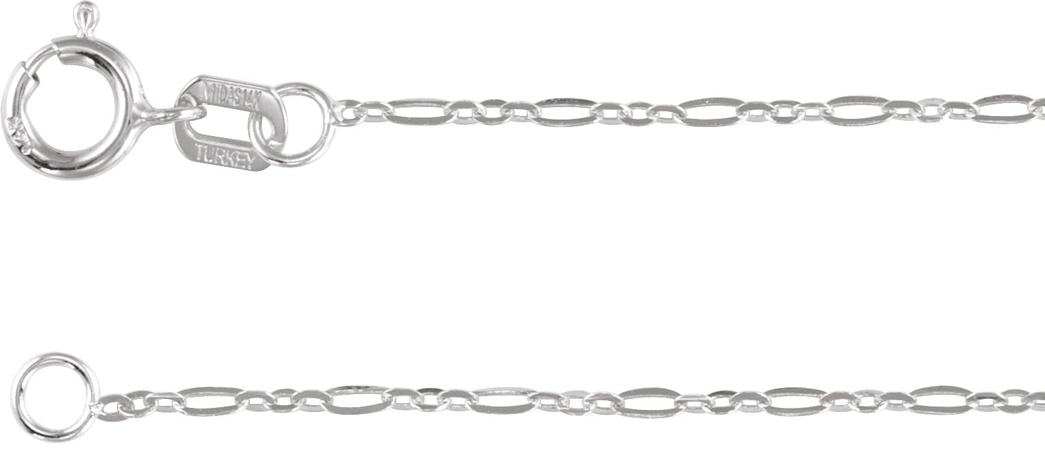 1.25 mm Figaro Chain