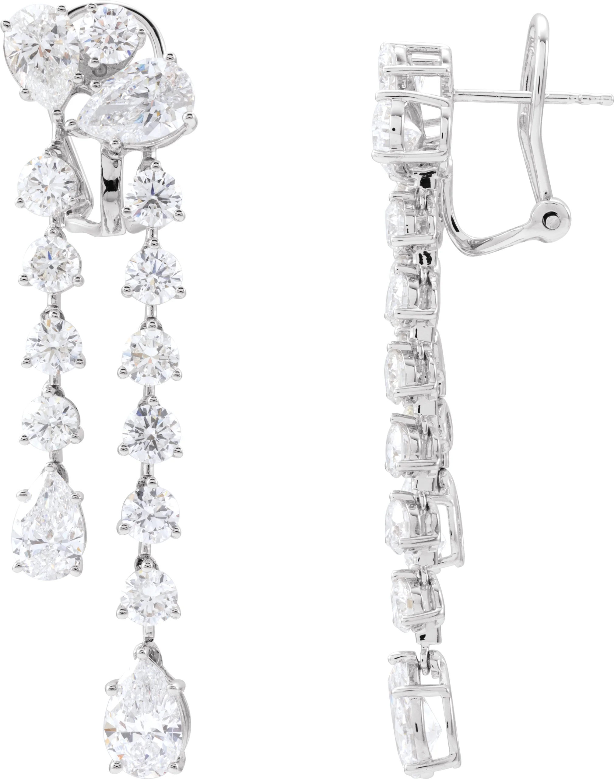 Lab-Grown Diamond Dangle Earrings