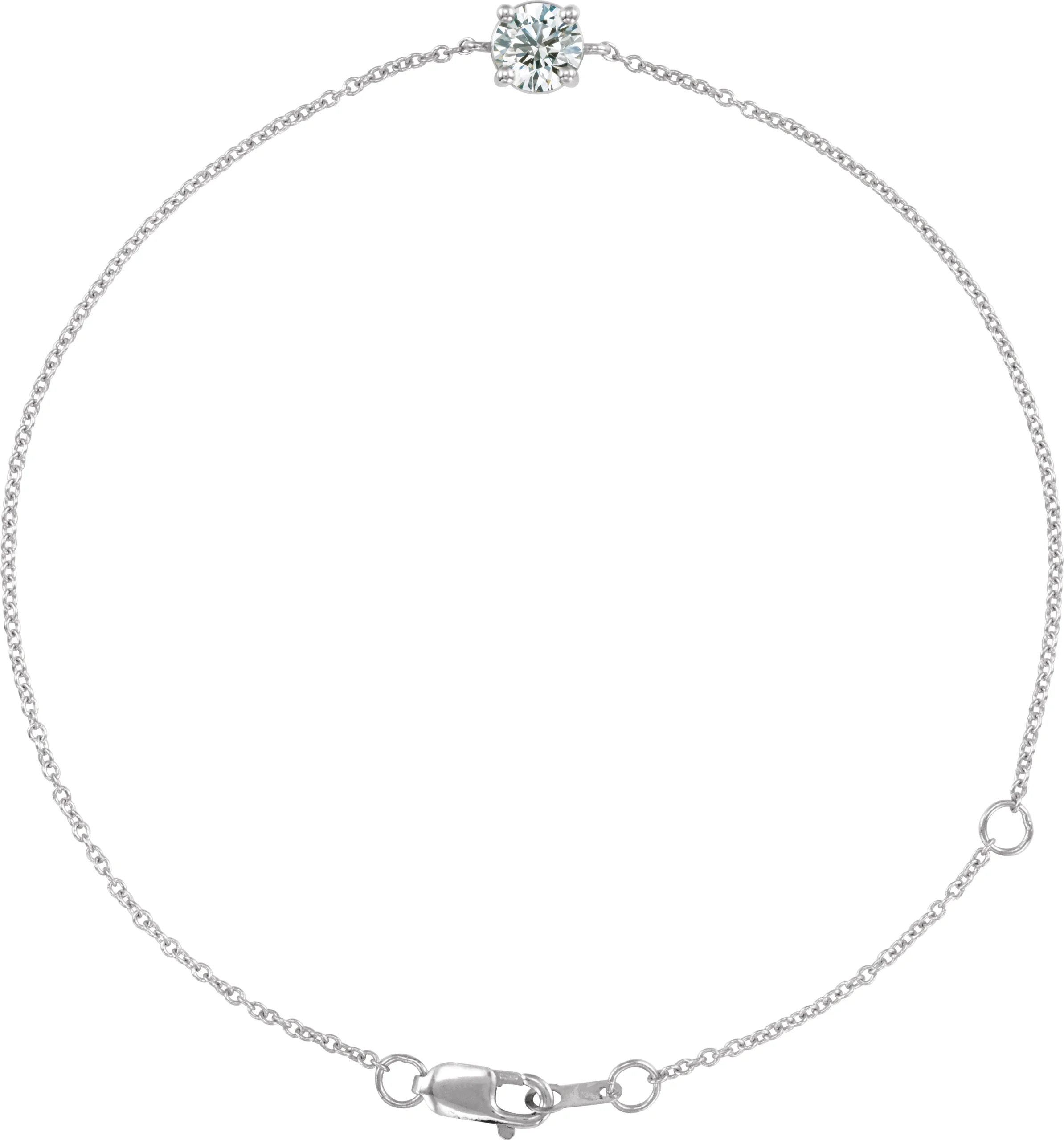 Solitaire Link Bracelet