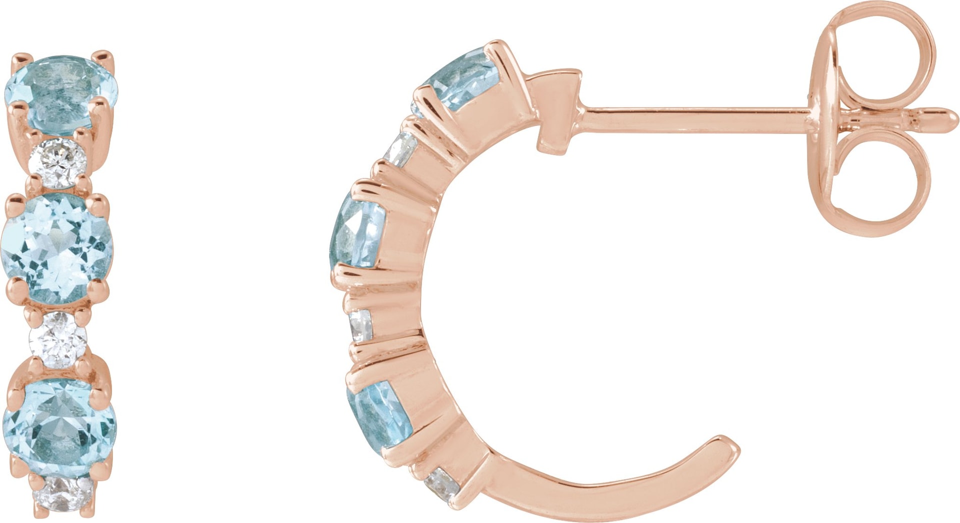 Accented Hoop Earrings