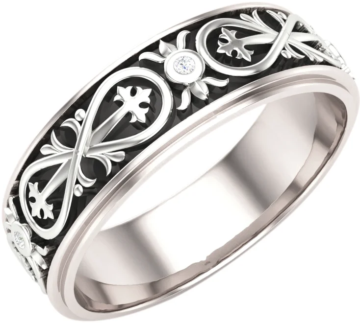 Sculptural Infinity-Inspired Band