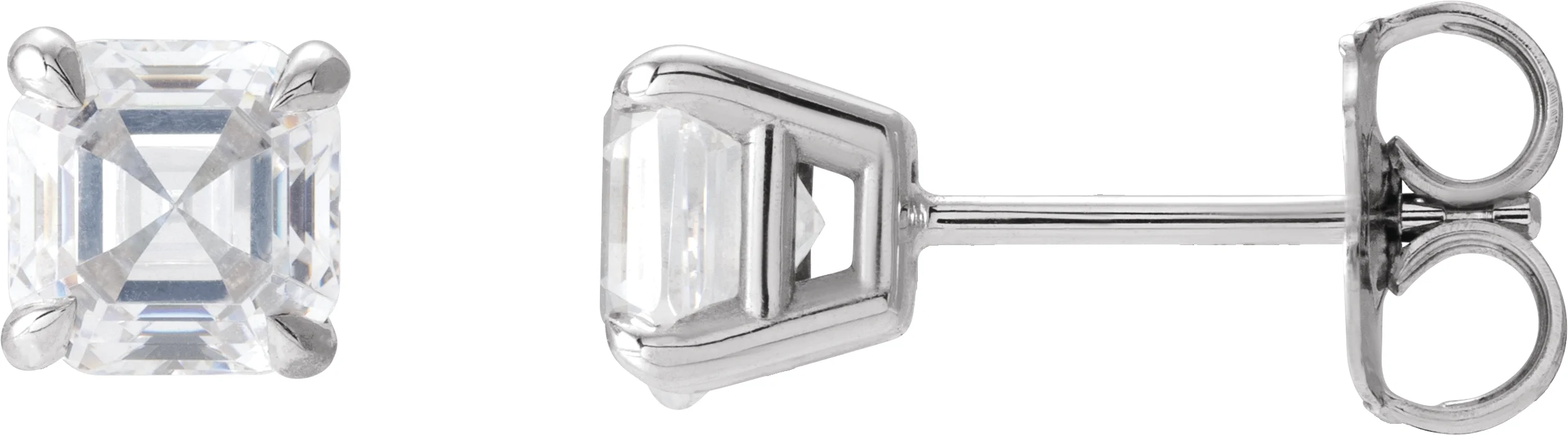 Solitaire Stud Earrings